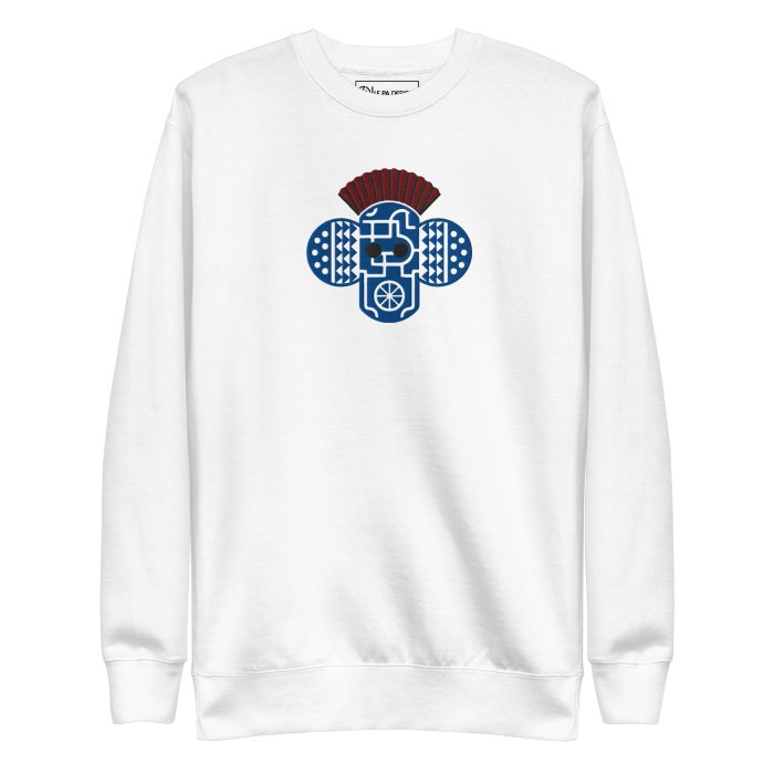 unisex-premium-sweatshirt-white-front-68cd44d9e093e.jpg BMK 1 - Embroidery Premium Sweatshirt - Image 1