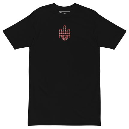 RH 1 – Red – White – Embroidery Premium Women’s Heavyweight T-Shirt