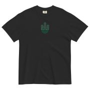 RH 1 – Green – White – Embroidery Premium Women’s Heavyweight T-Shirt