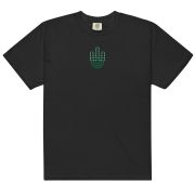 RH 1 – Green – White – Embroidery Premium Women’s Heavyweight T-Shirt - Image 9