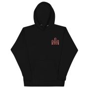 RH 1 – Red – White Embroidery Hoodie