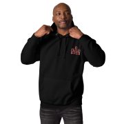 RH 1 – Red – White Embroidery Hoodie - Image 2