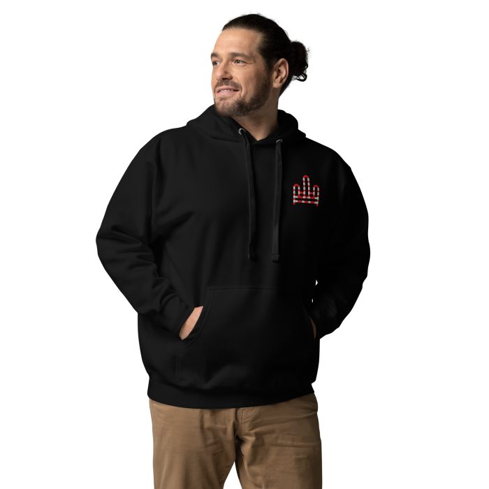 RH 1 – Red – White Embroidery Hoodie - Image 5