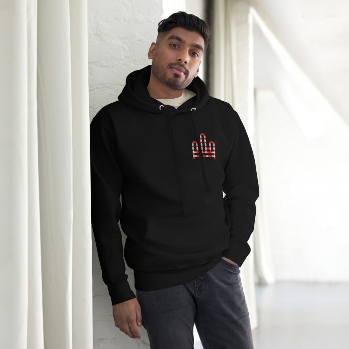 RH 1 – Red – White Embroidery Hoodie - Image 9