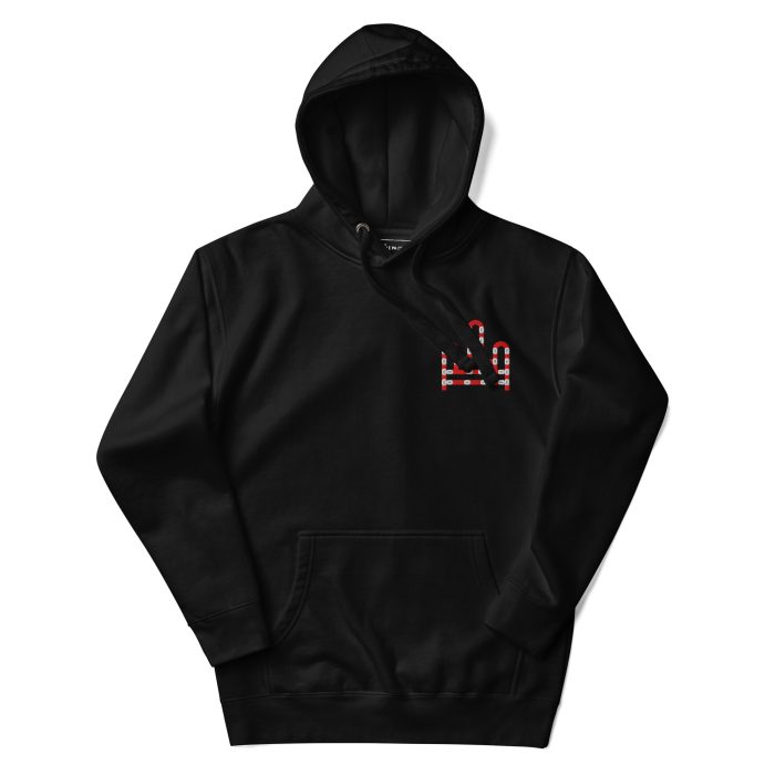 RH 1 – Red – White Embroidery Hoodie - Image 11