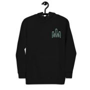 RH 1 – Green - White Embroidery Hoodie - Image 10