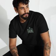 RH 1 – Green - White - Premium Heavyweight T-Shirt - Image 6