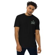 RH 1 – Green - White - Premium Heavyweight T-Shirt - Image 9