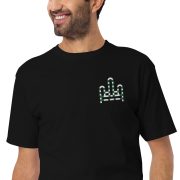 RH 1 – Green - White - Premium Heavyweight T-Shirt - Image 7