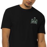 RH 1 – Green - White - Premium Heavyweight T-Shirt - Image 8
