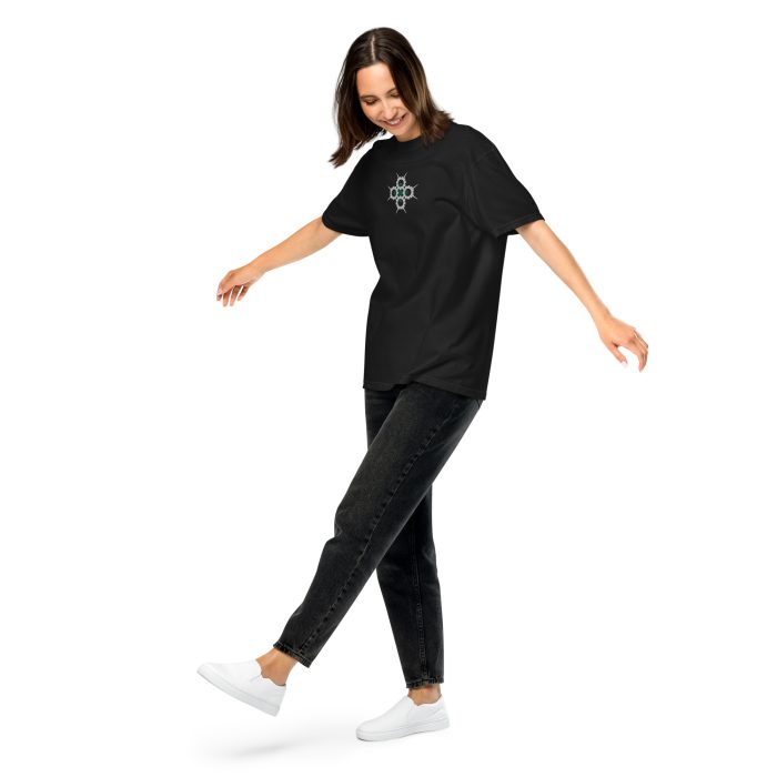 RH 2 – Embroidery Premium Women’s Heavyweight T-Shirt - Image 2
