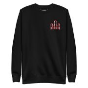 RH 1 – Red – White – Embroidery Premium Sweatshirt