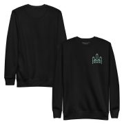 RH 1 – Green - White - Embroidery Premium Sweatshirt - Image 5