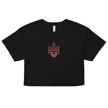 RH 1 – Red Embroidery Women’s Crop Top