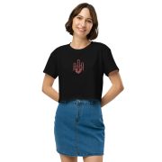 RH 1 – Red Embroidery Women’s Crop Top - Image 5