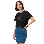 RH 1 – Red Embroidery Women’s Crop Top - Image 4